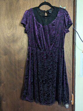 The Nightmare Before Christmas velvet dress